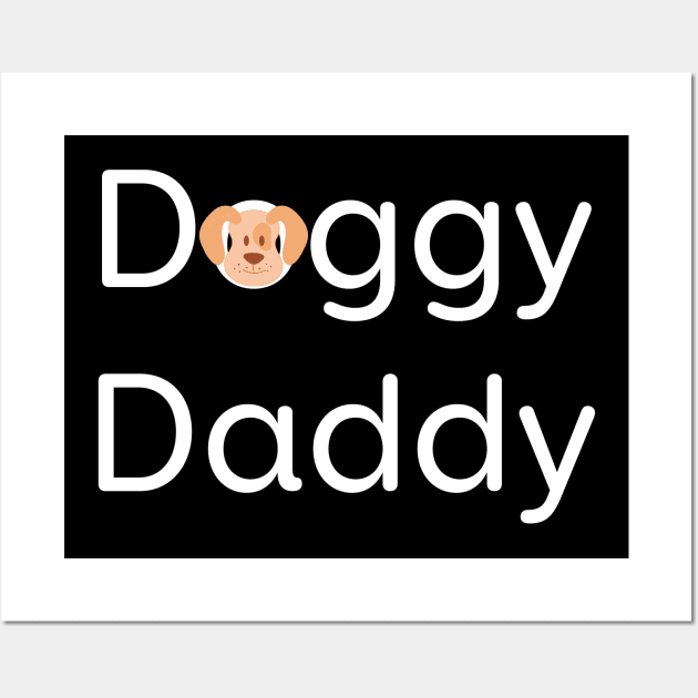 Doggy Daddy Wall Art by LittleBean